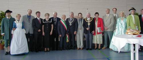 Die offiziellen Repr�sentanten der Partnerst�dte