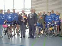 Start Polizei Radtour nach Bury
